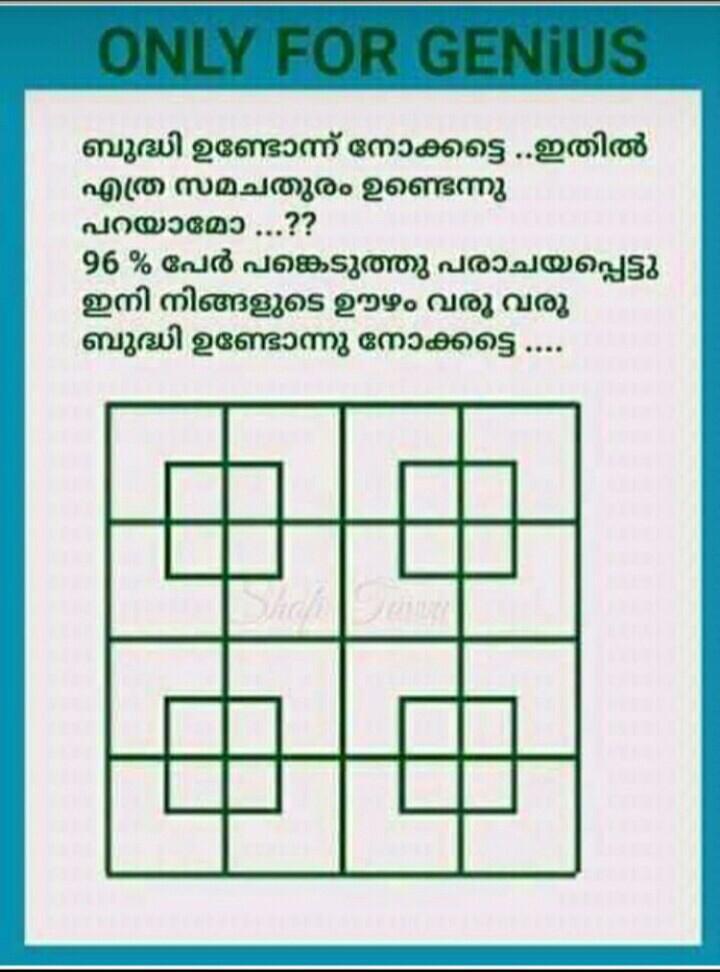 Find squares puzzle