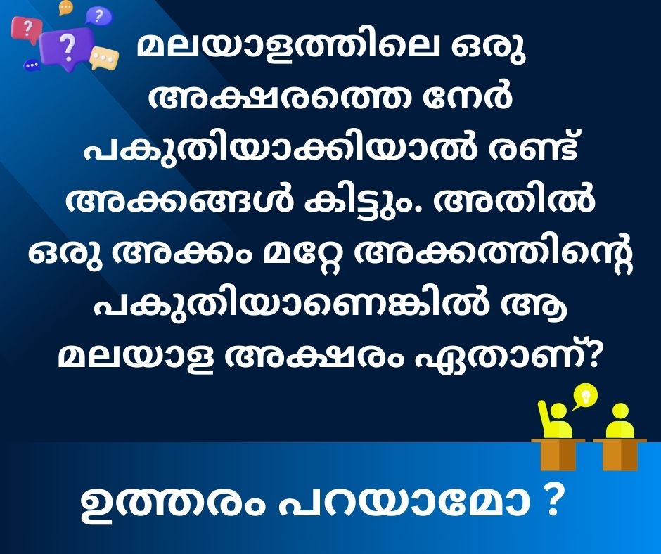 Find Malayalam Letter